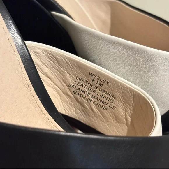 Cecelia New York Wesley Wedge Black & White Size 8.5 - Picture 7 of 10